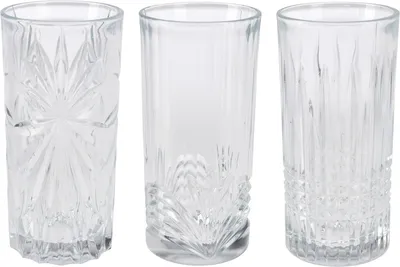 Produktbild von Gemusterte Gläsern, 380 ml, 3er-Set