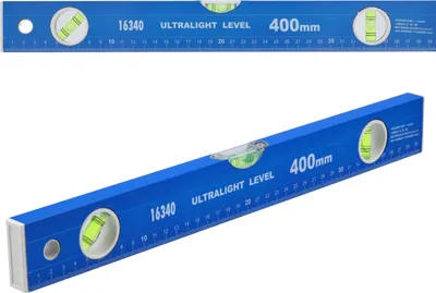 Immagine prodotto di Livella a bolla 40 cm, 3 bolle, alluminio