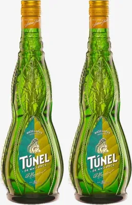 Produktbild von Tunel 2er Set Mezcladas 0,7L (30% Vol) Kräuterlikör Hierbas de Mallorca- [Enthält Sulfite]