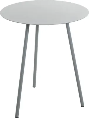 Productafbeelding van HAKU bijzettafel, grijs - metaal, B/H/D: 40x45x40 cm