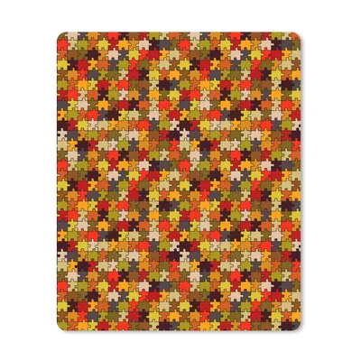 Produktbild von MuchoWow® Mauspad Mousepad Puzzle - Muster - Herbst 30x40 cm - Mousepads - Maus Mat - Pad - Mausunterlage - Mausmatten