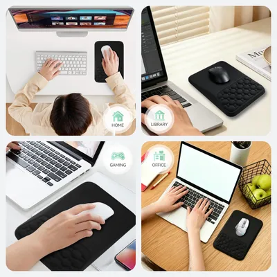 Productafbeelding van elzle Ergonomisch muismat met handsteun, antislip