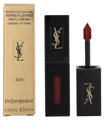 Immagine prodotto di #409 Burgundy Vibes YSL Rouge Pur Couture Vernis A Levres Vinyl Creamy Lip Stain