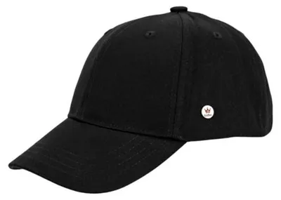 Balke Kinder-Baseballcap aus Baumwolle in schwarz
