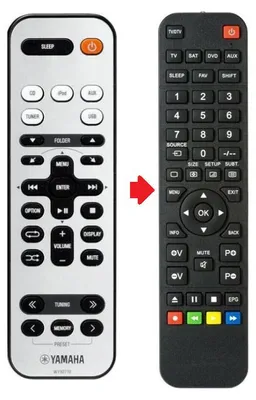 Produktbild von Ersatz Fernbedienung Yamaha WY92710 für CRX-332 - MCR-332