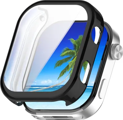 Obrázek produktu pro Pro Xiaomi Redmi Watch 6 Galvanizovaný plný kryt TPU Ochranné pouzdro Black