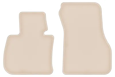 Produktbild von DURBAN Beige Velours-Fußmatten vorne für BMW 2 F46 Gran Tourer (2015-)