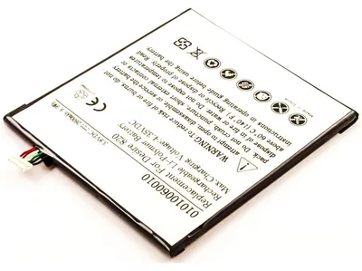 Produktbild von Akku für Htc D820us Li-Pol 3,8 Volt 2600 mAh weiß.