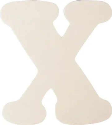 Produktbild von Clayre & Eef 62297-X, Buchstabe X, Holz, 11 cm, natürliche Holzfarbe