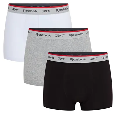 Productafbeelding van Reebok Ovett boxers voor heren | Pack van 3 herenboxershorts, ademend en elastisch