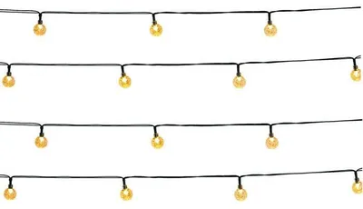 Produktbild von Solar-Lichterkette für den Außenbereich – – FESTY WHITE – 20 LEDs – Warmweiß – 5,8 m