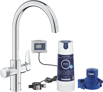 Produktbild von GROHE 30555000, Standard, Chrom, Hebelgriffe, Einzelbild, Typ C, Keramik