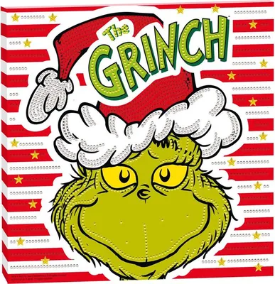 Produktbild von Diamantmalerei-Leinwand „Der Grinch“ – 30 x 30 cm