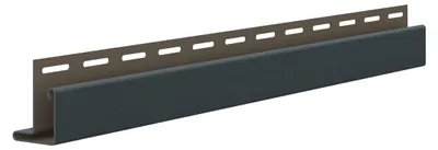 Produktbild von VILO Fronto SVP-12,5 Mini - Außenecke für Kunststoff Fassadenpaneele - Siding Außeneckprofil Zubehör - 3,05 m - Anthrazit