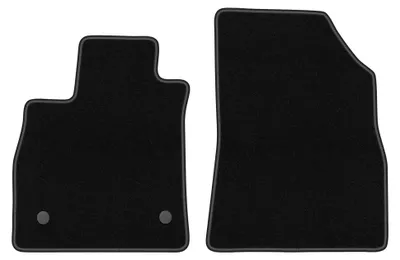Image de Tapis avant en moquette pour Renault Talisman 2015- (berline/break) – 2 pièces, noirs, sur mesure – Wielganizator BASIC