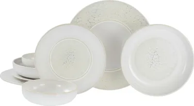 Produktbild von CreaTable, 24554, Unico Toscania, Tellerset 8-tlg, Steinzeug