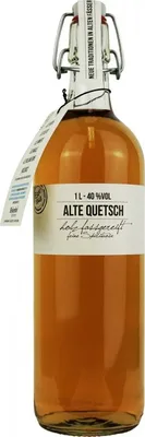 Produktbild von Birkenhof Alte Quetsch Bügelflasche Holzfass gereift 1000ml 3er Pack