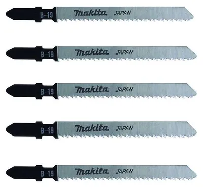 Image de Lot de 5 lames MAKITA A-85715 HCS pour scie sauteuse
