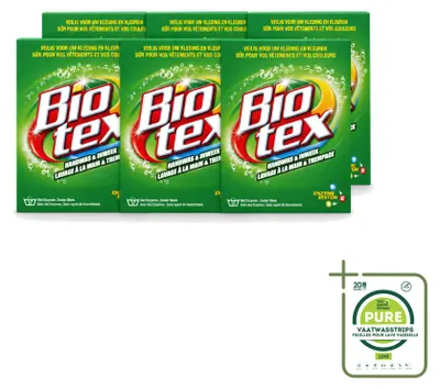 Produktbild von 6 x Biotex Handwas & Inweken Waspoeder - 720 g - Großpackung - 6 Stücke