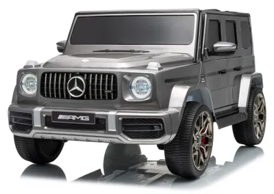 Produktbild von Mercedes G63 - Kinder Elektroauto 2 sitzer - 12V - mit Fernbedienung - 4x4 - Grau