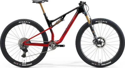 Produktbild von Merida Ninety-Six 9000 III2 Fully S Glossy Dark Race Red Black, Carbonrahmen ...