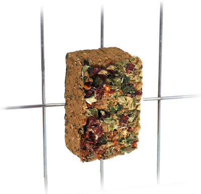 Produktbild von JR Farm Birds Lehm-Mineral Pickstein 100 g - 7 Stück