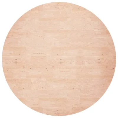 Produktbild von vidaXL Runde Tischplatte Ø70x1,5 cm Unbehandeltes Massivholz Eiche