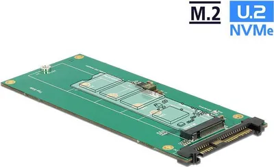 Zdjęcie produktu dla DeLOCK 62865, U.2, M.2, Zielony, 6 Gbit/s, 52 mm, 130 mm