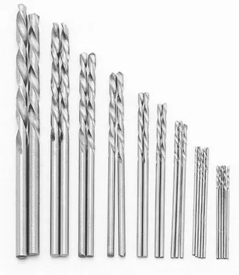 Obrázok produktu pre Sada presných vrtákov 0,5–3,0 mm, mini špirálové vrtáky