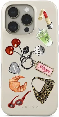 Produktbild von MagSafe Hülle für Apple iPhone 16 Pro - Burga Tough Back Cover - It Girl