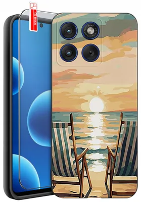Obrázek produktu pro Pouzdro pro Motorola Edge 70 | Designy | Matné silikonové pouzdro + sklo 9H