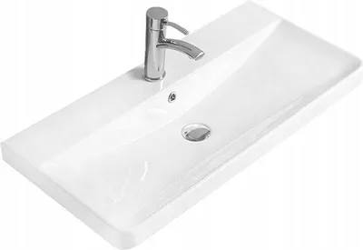 Produktbild von Mexen Dagna Unterputz-Waschtisch 81 x 39 cm, Weiß - 21998000
