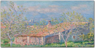 Produktbild von Coloray Küchenrückwand 100x50 Spritzschutz aus Glas - Monet Garden Home