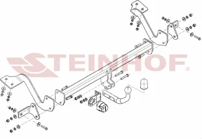 Produktbild von Z546157 Anhängerkupplung passend für CITROEN Berlingo II 11/2011-2018 starr