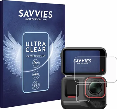 Produktbild von 18x Für Insta360 Ace Pro 2 Schutzfolie Savvies Displayschutz Display Schutz Folie Klar Transparent
