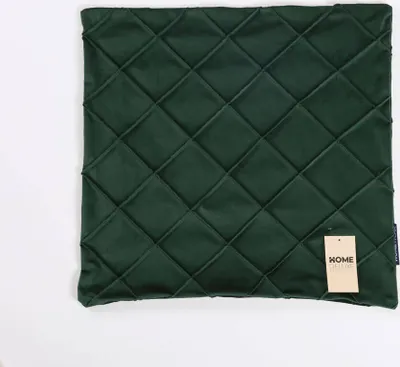 Produktbild von HOME DELUXE Karo Kissenbezug LORI - Grün I Kissenhülle Kissenüberzug