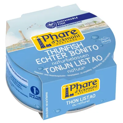 Obrázok produktu pre Pravý tuniak bonito - prírodný s citrónom 160g