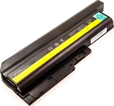 Produktbild von Akku für Lenovo ThinkPad T500 (2243) Li-Ion 10,8 Volt 6600 mAh schwarz.