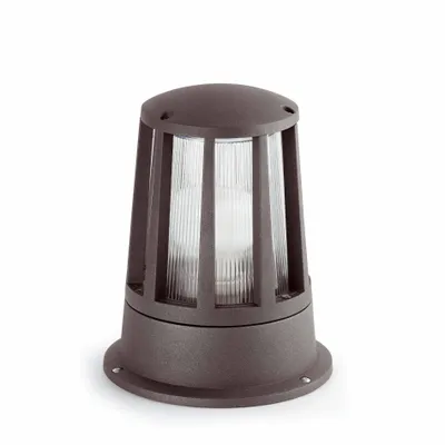 Produktbild von Faro 72310, Außensockel-/Pfostenbeleuchtung, Dunkles Grau, Aluminium, IP54, I, E27