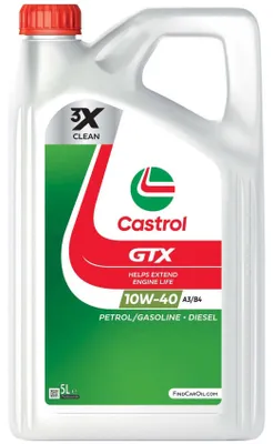 Produktbild von CASTROL GTX A3/B4 für 10W-40 5 Liter Motoröl Motorenöl Teilsynthetisch 9.55535-D2 9.55535-G2 226.5 229.3 RN0700 RN0710 501 01 505 00 Öl
