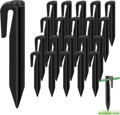 Obrázek produktu pro Zemní kotvy pro robotické sekačky, háky na trávník, hřebíky na kabely, drátěné kotvy pro robotické sekačky, upevňovací kolíky do trávníku