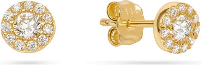 Produktbild von Ohrstecker echt Gold 333 (8 kt) mit Zirkonia