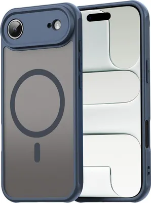 Immagine prodotto di Custodia magnetica per iPhone Air cover Magsafe cover protettiva Telaio in TPU antiurto forte anello magnetico, blu