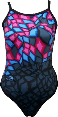 Image de Turbo Maillot de bain femme pour le sport et les loisirs 100% résistant au chlore, taille:38