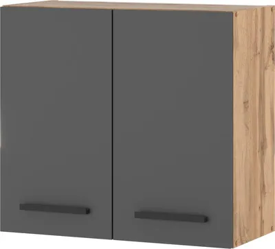 Zdjęcie produktu dla Szafka Kuchenna Wisząca Górna Modułowa 80Cm Blande Wotan Szary Mat