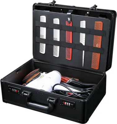 Obrázek produktu pro Kadeřnický salonní kufřík Storage Stylist Carrying Bag Salon Clipper Trimmer Scissors Combs Tools Cosmetic Box