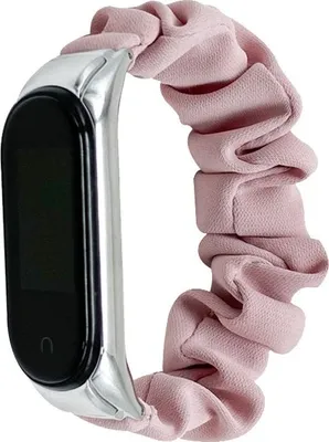 Produktbild von INF Elastisches Armband für Xiaomi Mi Band 8 - Nylon, 20cm x 2cm, 1 Stück Rosa