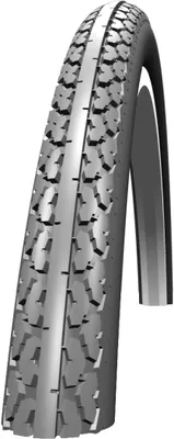 Produktbild von Schwalbe Reifen Reha Cruiser Rollstuhl 25-540 24" K-Guard Draht GRC grau schwarz