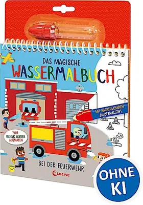 Produktbild von Das magische Wassermalbuch - Bei der Feuerwehr