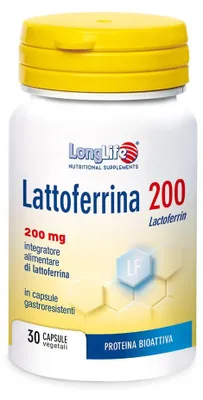 Immagine prodotto di Longlife Lattoferrina200 30 Capsule Vegetali Da 550 Mg